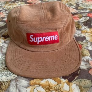 Supreme Suede Camp Cap 2016